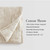 Catalina Linen Botanical Premium Jacquard Throw Blanket details