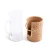 Hand Woven Rattan Covered Glass Pitcher view separate pieces
