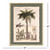 Palm Study II Art Set with Bamboo Frames measurements