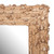 Bluewater Knotted Natural Rectangle Mirror corner close up 
