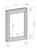 Whitewater Knotted Natural Rectangle Mirror measurements