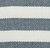 Island Vibes Navy Striped Square Pouf close fabric