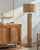 Palm Beach Woven Rattan Floor Lamp room idea