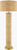 Palm Beach Woven Rattan Floor Lamp light off