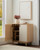 Redondo 2-Door Bar Cabinet open
