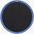 Starboard Blue High Gloss Round Mirror back of mirror