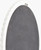 Starboard White High Gloss Round Mirror top of mirror