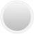Starboard White High Gloss Round Mirror