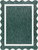Cocoa Beach Dark Green and Cream Scalloped Rug