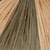 Striped Parasol Natural Large Pendant Lighting close up raffia