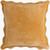 Bristol Gold Velvet Scalloped Edge 18 x 18 Pillow