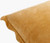 Bristol Gold Velvet Scalloped Edge 18 x 18 Pillow edge