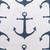 Harbor Club Navy Nautical 24 x 24 Pillow close up fabric