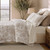 Coconut Grove Luxury Botanical Jacquard 3-Piece Queen Duvet Set