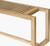 El Granada Mango Wood Bench details