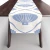 Ocean Blue Shells 90 Inch Table Runner on table