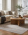 Driftwood Bay Stripes Woven Area Rug lifestyle inside