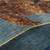 Deep Blue Whale Area Rug close up texture