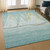 Teal Blue Regatta Sail Boat Area Rug room view 2
