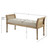 Bristol Harbor Cottage Upholstered Bench measurements