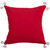 Shelter Island Red and White 20 x 20 Pillow back of pillow