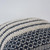 Coronado Textured Navy Blue Stripe 20 x 20 Pillow close up 