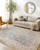 Isla Patina Woven Area Rug in room example