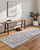 Leucadia Boho Woven Area Rug runner in entry way example