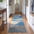 Ride the Waves Plush Area Rug runner room view