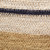 On the Cape Handwoven Striped Seagrass Basket close up texture