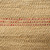 Amalfi Terrace Orange Stripe Handwoven Seagrass Basket close up stripe