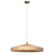 Parasol Natural Raffia Large Pendant Light full length 2