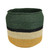 Mendocino Coast Set of Three Striped Seagrass Baskets medium