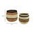 Mendocino Shore Set of Two Seagrass Baskets measurements