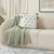 Green Banyan Bay Blooms  18 x 18 Pillow on sofa