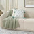 Aqua Blue Banyan Bay Blooms 18 x 18 Pillow sofa view 1