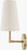 Monterey Rattan Wrapped Brass Lighting Sconce view side