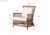 Marquis Diamond Woven Set of Chairs with Cushions measurements