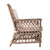Marquis Diamond Woven Set of Chairs with Cushions side view 2