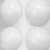 Glossy Bright White Seltzer Accent Lamp  close up