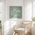 Sage Coral Branches II Art Print in room