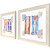 Sun Kissed and Sunning Set of Two Beachy Prints angle view
