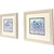 Charming Blue Nautical Life I Set of Two Small Prints angle view