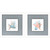 Colorful Sea Life Images Frames in White - Set of Two.2