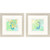 Watercolor Seahorses - Set of Bright Whimsical Art 