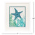 Lively Turquoise Sea Life Framed Art Images - Set of 2 measurements