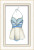 Classic Blue and White Striped Swimsuit Framed Art from Spicher