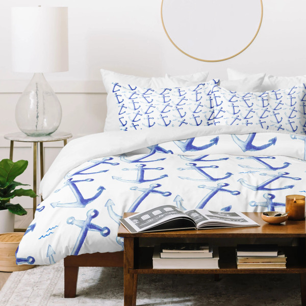 Anchor's Aweigh Nautical 3-Piece Duvet Set