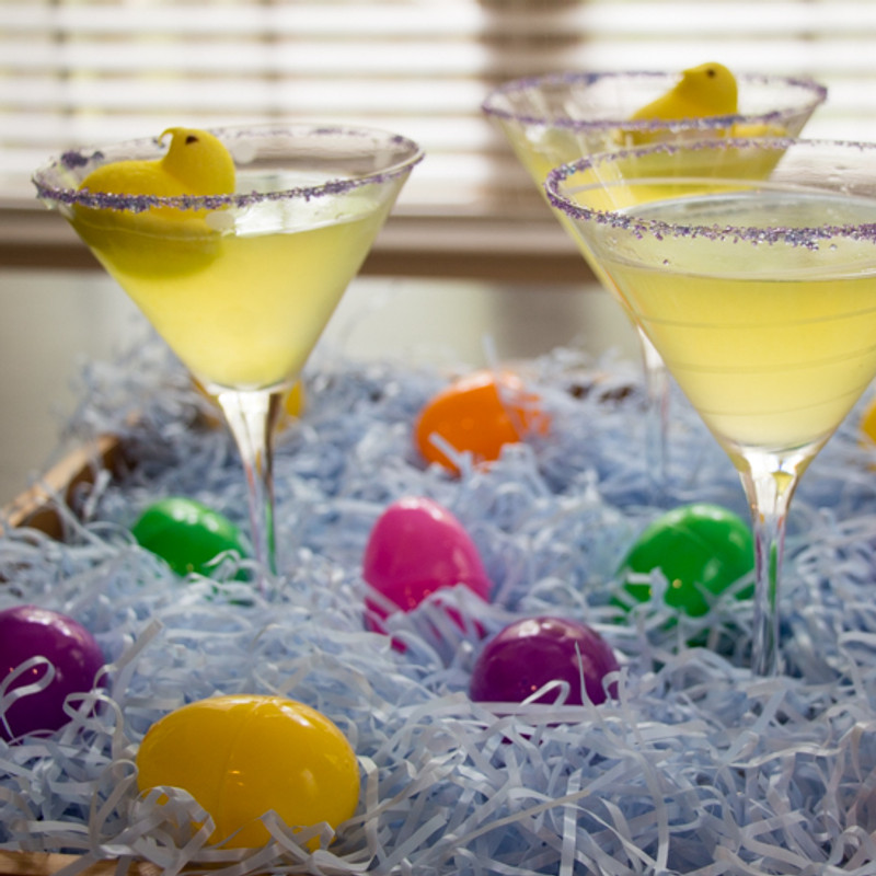 Easter Peeps for Brunch Cocktails