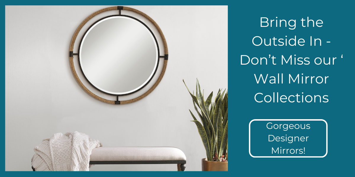 Curated Coastal-Nautical and Natural Rattan Styled Wall Decor Mirrors